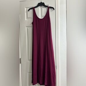 Fair Indigo Warm Purple Midi Dress - M